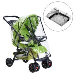 Housse de pluie universelle transparente pour poussette de bébé, bâche de protection, accessoires de ... Housse de pluie universelle transparente pour poussette de bébé, bâche de protection, accessoires de ...