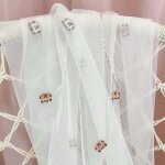 Housse de poussette pour bb, moustiquaire en maille respirante, pare - soleil en gaze, rideau de protection ...