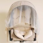 Housse de poussette pour bébé, moustiquaire en maille respirante, pare - soleil en gaze, rideau de protection ... Housse de poussette pour bébé, moustiquaire en maille respirante, pare - soleil en gaze, rideau de protection ...