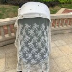 Housse de poussette coupe vent pour b�b�, a usage multiple, couverture d'allaitement pour b�b� nouveau ...