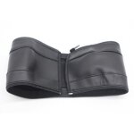 Housse de protection en faux cuir pour poign�e de poussette et fauteuil roulant, fermeture �clair, maintient ...