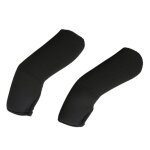 Housse de protection de poign�e de poussette en nylon noir, accessoires de landau de haute qualit�