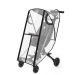 Housse de protection pour poussette de b�b�, housse transparente coupe - vent pour landau pour garder ...