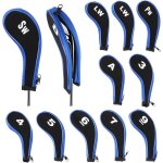 Housse de protection pour tte de club de golf avec fermeture eclair pour titleist, callaway, ping, taylormade ...