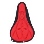 Housse de selle de vélo de montagne 3d ultralégère, souple et respirante (rouge) Housse de selle de vélo de montagne 3d ultralégère, souple et respirante (rouge)