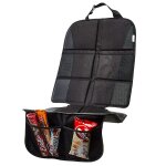 Intirilife tapis de sige flexible pour enfants tapis de protection pour sige arrire en noir pour protger ...