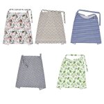 Housse de sige de poussette pour bb, auvent en pur coton, echarpe d'allaitement, tablier, couverture ...