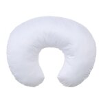 Housse de taie d'oreiller boppy - tissu blanc eclatant, id�ale pour les coussins d'allaitement et de ...