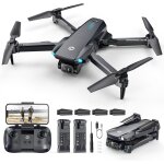 Hs290 faltbare drohne mit kamera 1080p fr anfnger, rc drohnen mit fpv Übertragung, lange flugzeit, ...