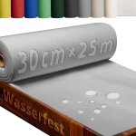 Hthed - chemin de table en rouleau de nappe non tiss - gris - 0, 3 x 25 m - 80 g / m - lavable et impermable ...