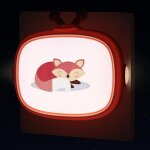 Huag - veilleuse prise electrique, lampe de chevet renard avec capteur crpusculaire, veilleuse enfant ...