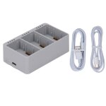 Hub de chargement de batterie 1 pour 3 chargeur de batterie portable avec indicateur led pour batterie ... Hub de chargement de batterie 1 pour 3 chargeur de batterie portable avec indicateur led pour batterie ...
