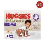 Huggies extra care pants, 104 couches, taille 4 (9 - 14 kg)