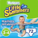 Huggies maillots de bain jetables pour bbs, taille 3 - 4 (7 - 15 kg), 72 couches - culottes, 12 units, ...