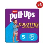 Huggies pull - ups explorers couches pour gar�on 1, 5 - 3 ans (3x34)