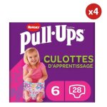 Huggies pull - ups trainers couches pour fille 2 - 4 ans (4x28)