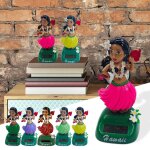 Hula dansante a energie solaire pour fille, jouet solaire pour fille, voiture hawaenne, dcoration de ...