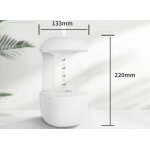 Humidificateur d'air en gouttelettes d'eau avec veilleuse, diffuseur d'huiles essentielles, anti - passionn, ...