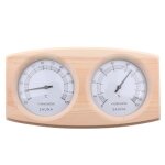 Hygromtre de sauna en bois, jauge d'humidit de la salle de bain, minuterie d'horloge pour magasin a ...