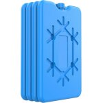Ice block for coolers - set of 4 pieces, each 200 ml ice pack for cooler bag - an essential cooling accessory. ...