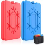 Ice block for isothermal bag, flat ice breads, lunch blocks, large ice bread, for lunch, camping, bpa ... Ice block for isothermal bag, flat ice breads, lunch blocks, large ice bread, for lunch, camping, bpa ...
