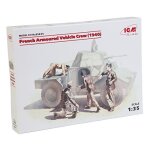 Icm models 1 / 35 french armored vehicle crew (1940) model kit Icm models 1 / 35 french armored vehicle crew (1940) model kit