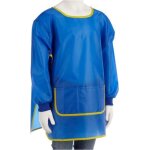 Idena 611187 - tablier de bricolage pour enfants de 9 10 ans avec manches longues et fermeture velcro ...