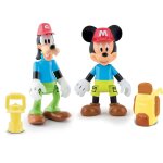 Imc toys pack 2 figurines mickey et dingo  a l'aventure - imc toys