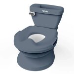 Ingenuity mini toilette enfant avec réducteur de toilette inclus, chasse d'eau musicale et rangement ... Ingenuity mini toilette enfant avec réducteur de toilette inclus, chasse d'eau musicale et rangement ...