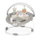 Ingenuity transat bb confort petit ourson, arche d'veil lumineuse, coussin rducteur amovible