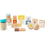 Ingrdients pour ptisserie fresh en bois, accessoires pour magasins et cuisines d'enfants, ds 3 ans, ...