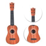 Instrument de musique a 4 cordes, imitation bois, 21 pouces, basse uke, parfait pour dbutants et enfants ...