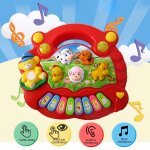 Instruments de musique pour b�b�s et enfants, jouets educatifs avec clavier et son d'animaux de ferme, ...