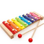 Instrument de musique en bois pour b�b�s, cadre style xylophone, jouets musicaux amusants de d�veloppement, ...