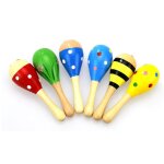 Instruments de musique en bois colorés pour bébés, jouet montessori, hochet secoueur, jouets pour enfants ... Instruments de musique en bois colorés pour bébés, jouet montessori, hochet secoueur, jouets pour enfants ...