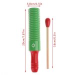 Instrument de musique en bois pour enfants, jouets pour enfants, tube sonore, petit anneau a filetage, ...