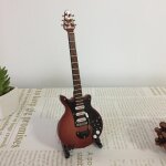 Instrument de musique miniature, modle de guitare electrique elgante, echelle 1 / 6, avec prsentoir, ...