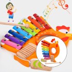 Instrument de percussion xylophone glockenspiel, apprentissage, jouets musicaux d'entranement