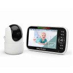 Interphone bébé intelligent a vision nocturne de 5 pouces, réglementation européenne ue Interphone bébé intelligent a vision nocturne de 5 pouces, réglementation européenne ue
