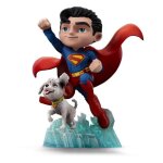 Iron studios - superman legacy - figurine mini co. superman & krypto 17 cm