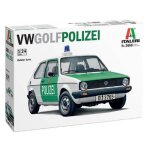 Italeri - maquette voiture vw golf polizei italeri 3666 1 / 24�me maquette char promo - ref : 13612 - ...