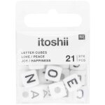 Itoshii pack 21 perles ponii love peace happiness joy
