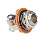 Jack a 2 conducteurs avec ch�ssis mono, panneau en nickel, entr�e / sortie, accessoires de guitare, #11, ...