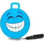 Jamara 460458 ballon sauteur smile bleu 450mm 450mm - favorise le sens de l equilibre rsistant entretien ...