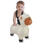Jamara mouton rebondissant avec pompe blanc