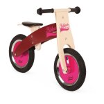 Janod draisienne bois bikloon rose / bordeaux Janod draisienne bois bikloon rose / bordeaux