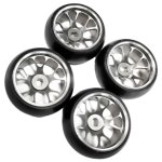 Jantes et pneus pour wltoys, 4x1 / 28, k969, k989 rc, vhicules hors route a chenilles, pices de mise ...