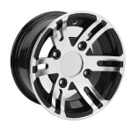 Jante de roue de atv universelle de 10 pouces, haute rsistance, en alliage d'aluminium, pour go karts, ...