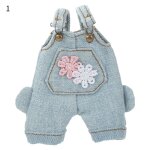 Jeans miniatures mignons pour poupe 1 / 12, tenue quotidienne dcontracte, chemisier, chemise, gilet, ...