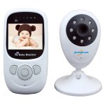 Jeanjean babyphone vido multifonctions 2. 4 pouces ecran couleur vido sans fil 2. 4ghz mp3 baby monitor ...